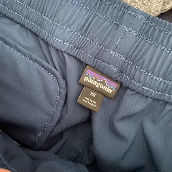 🦋 PATAGONIA Stretch Planing Micro Shorts Navy Blue XS Workout Athletic Running