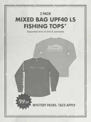 2 PACK MIXED BAG UPF40 LS TEES