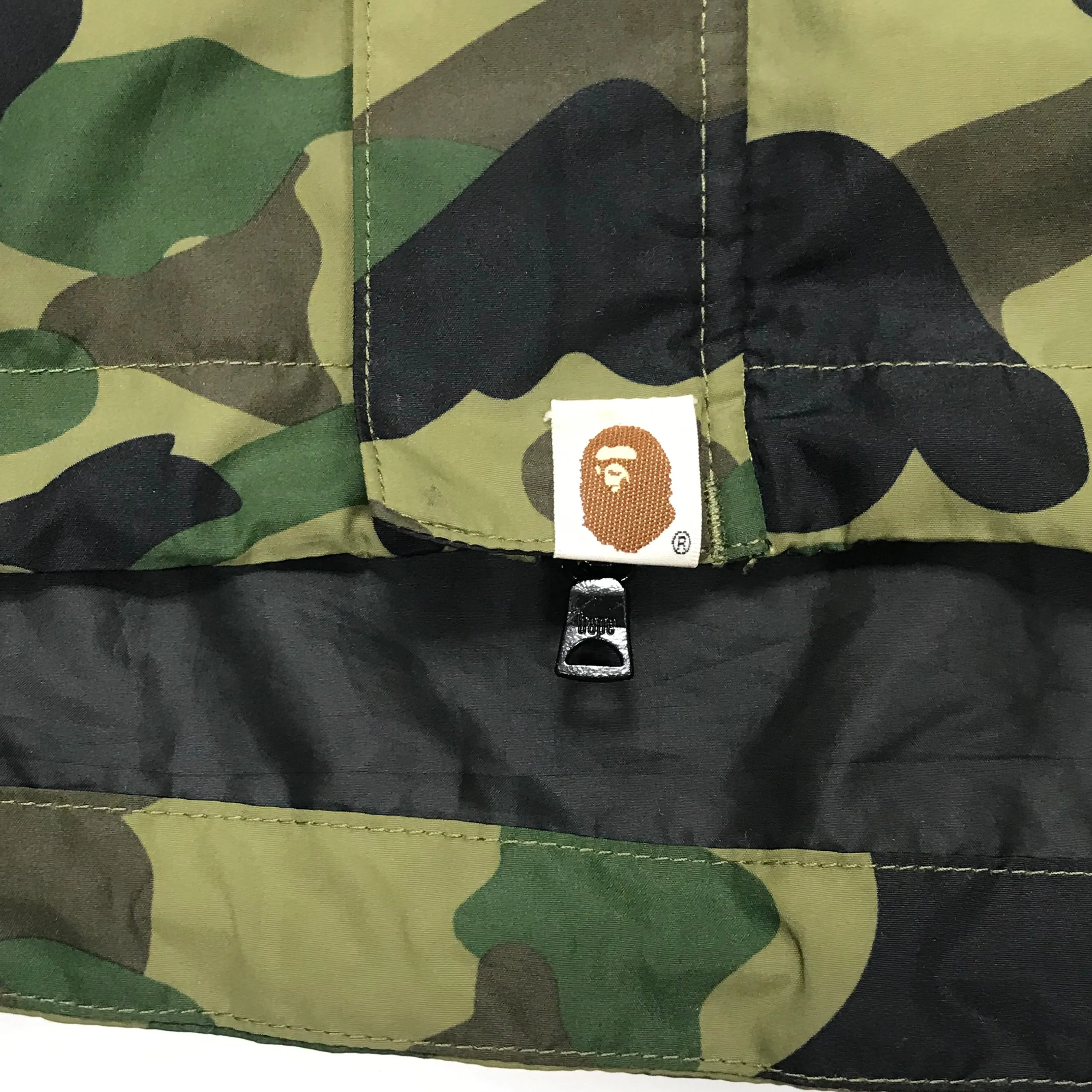[2XL] A Bathing Ape Bape 1st Camo Nylon Zip Up Jacket