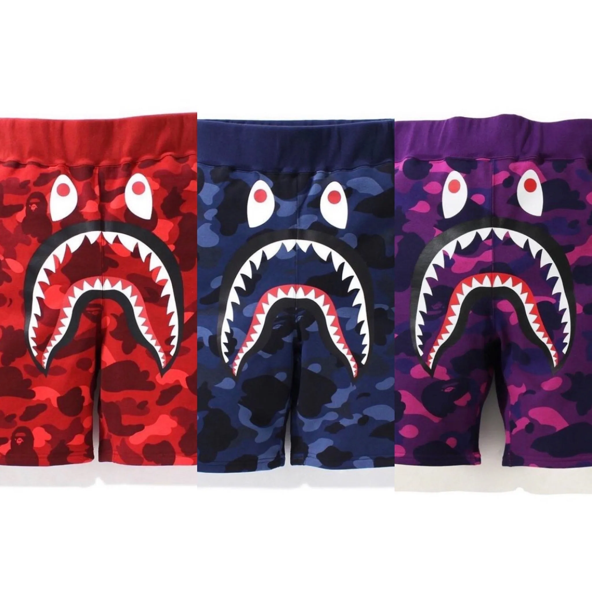 [2XL]DS! BAPE COLOR CAMO SHARK SWEAT SHORTS