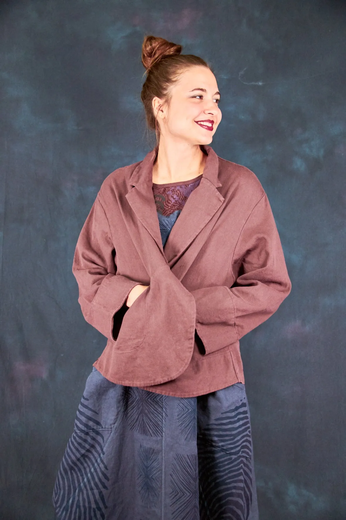 5278 Natural Cotton Twill Jacket Incense-P