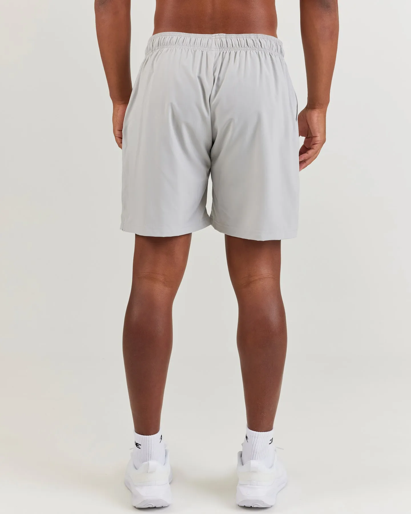 7" Elite Aero Shorts - Light Grey