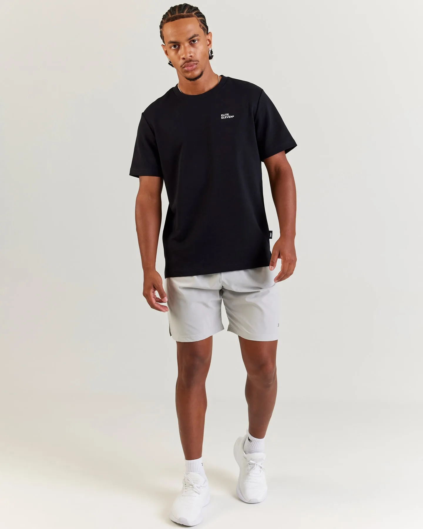 7" Elite Aero Shorts - Light Grey