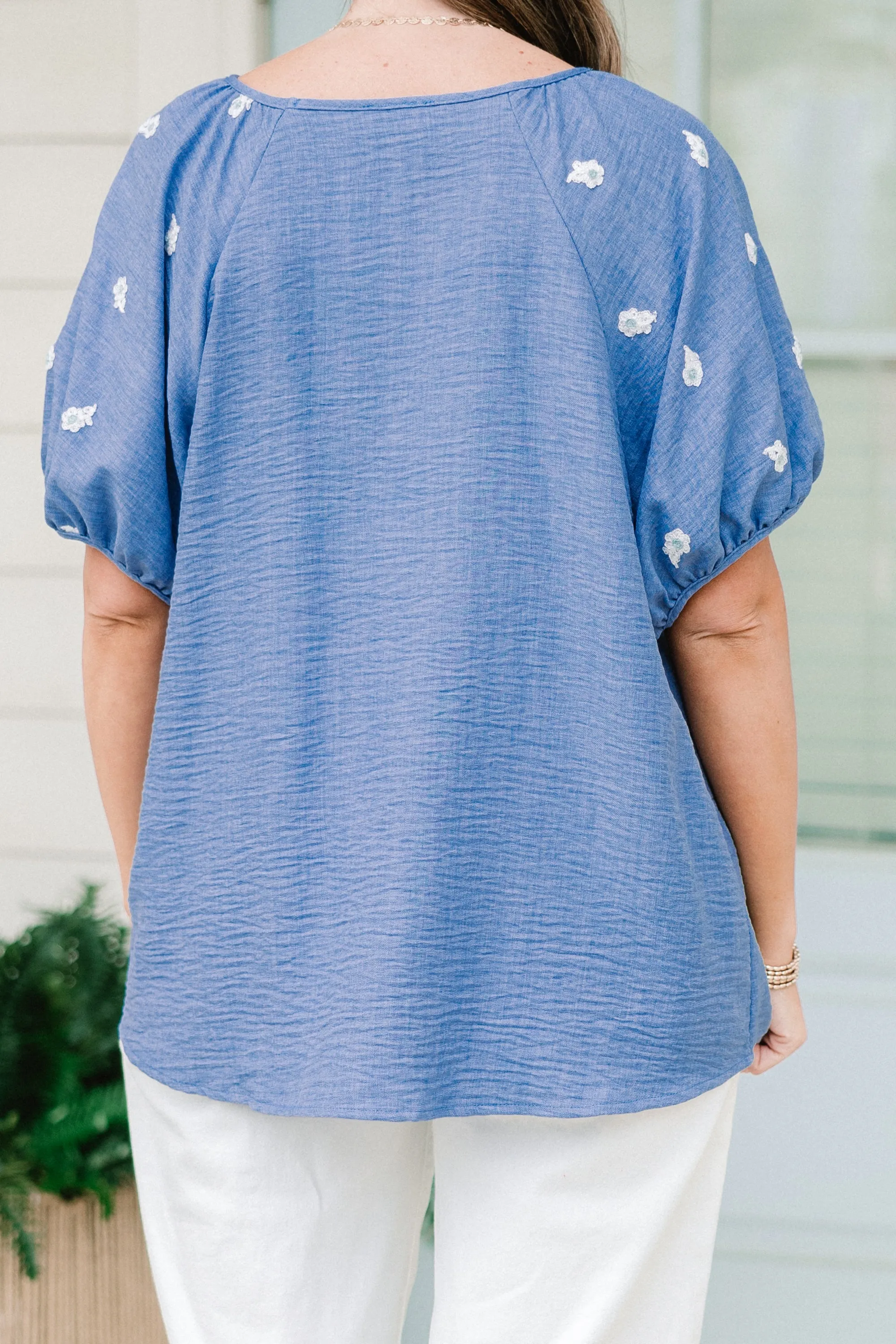 Acts Of Grace Top, Blue