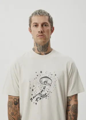 Afends Carpet Ride Recycled Retro Fit Tee MOON BEAM