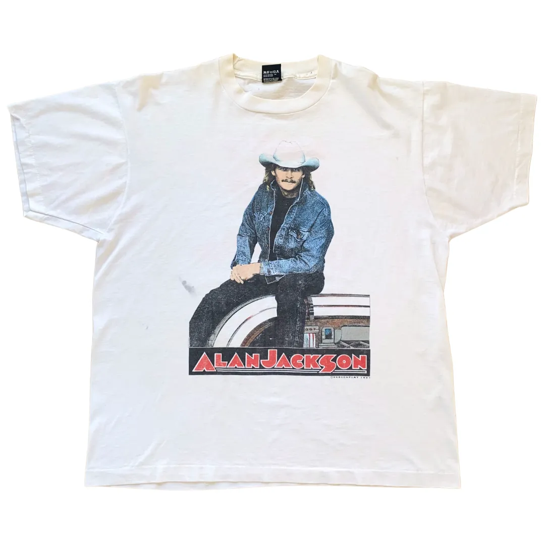 Alan Jackson Don't Rock The Jukebox Tee Size XL