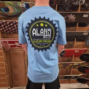 Alans BMX Flatland Division T-shirt Light Blue