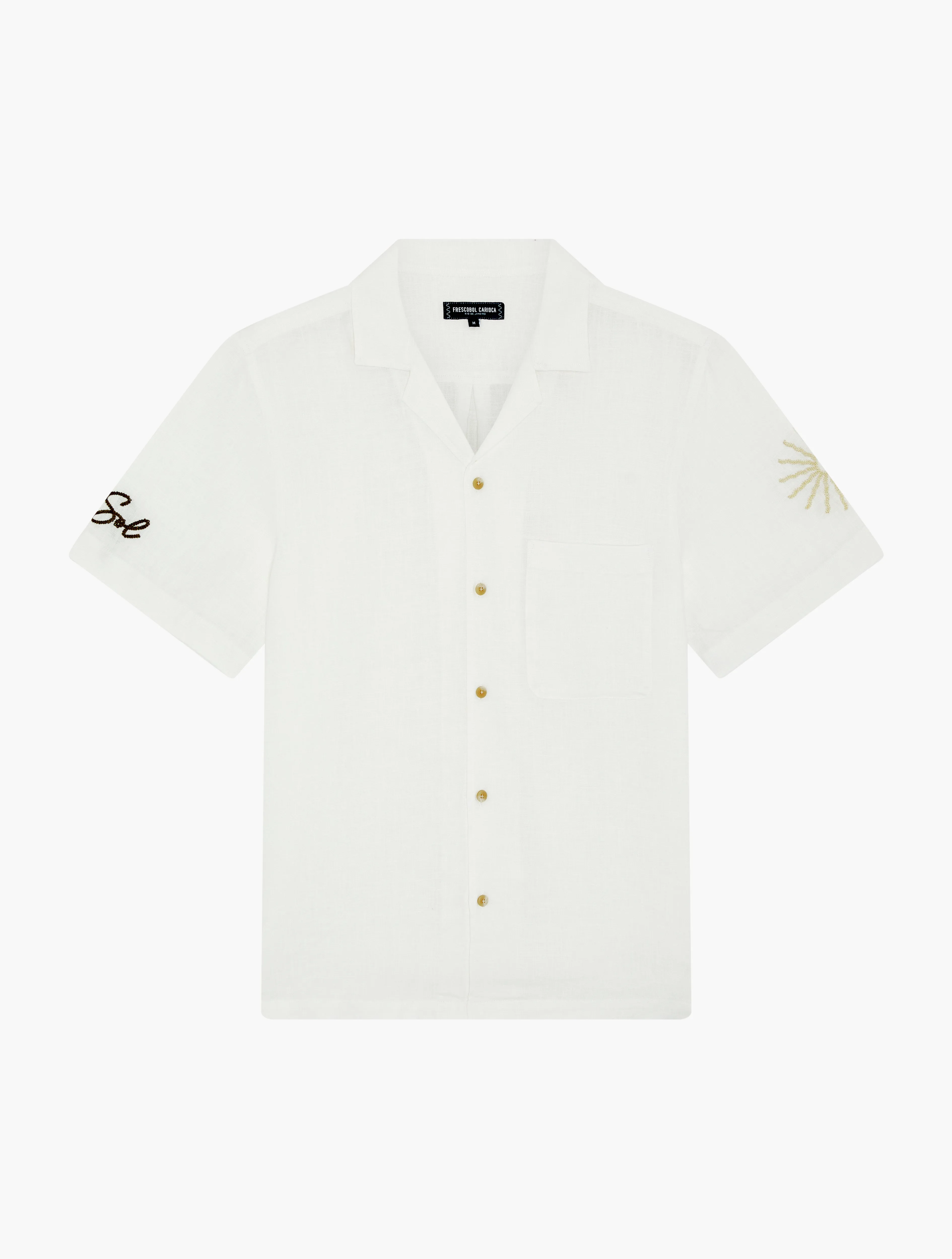 ALVES EMBROIDERED LINEN SHIRT