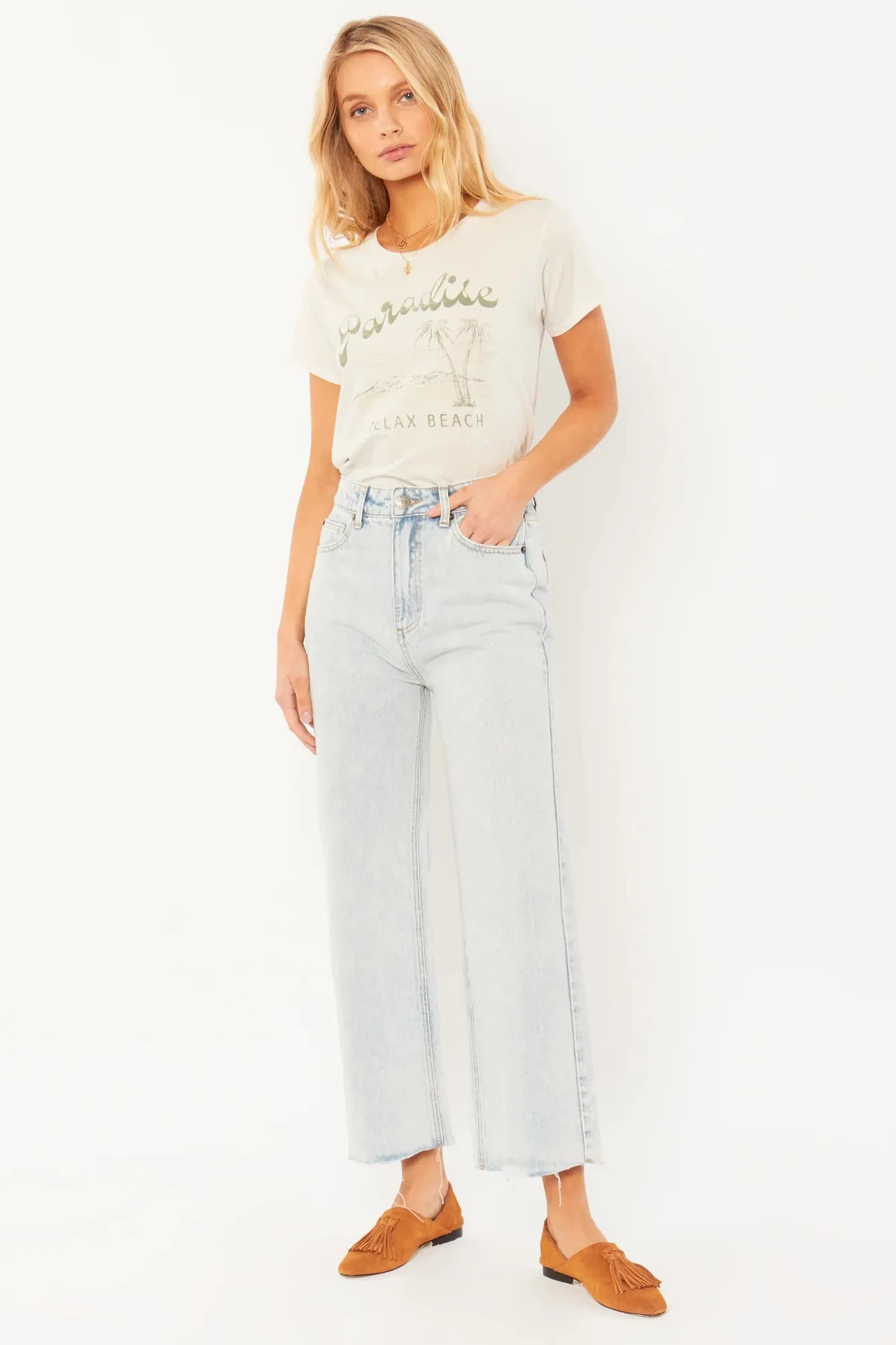Amuse Gabi Crop Flare Jean