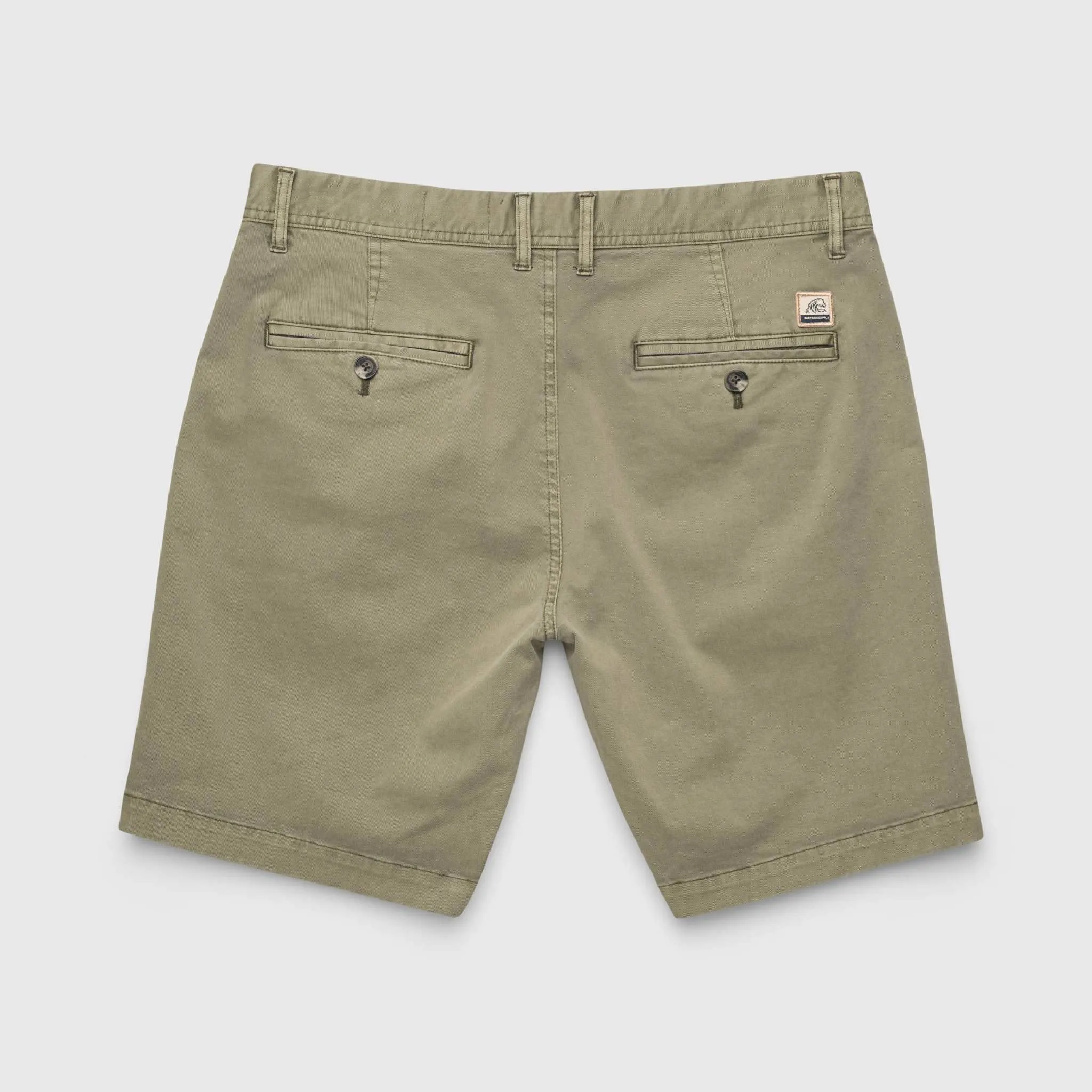 ANDREW 7.5" STRETCH TWILL SHORT - Lichen Green