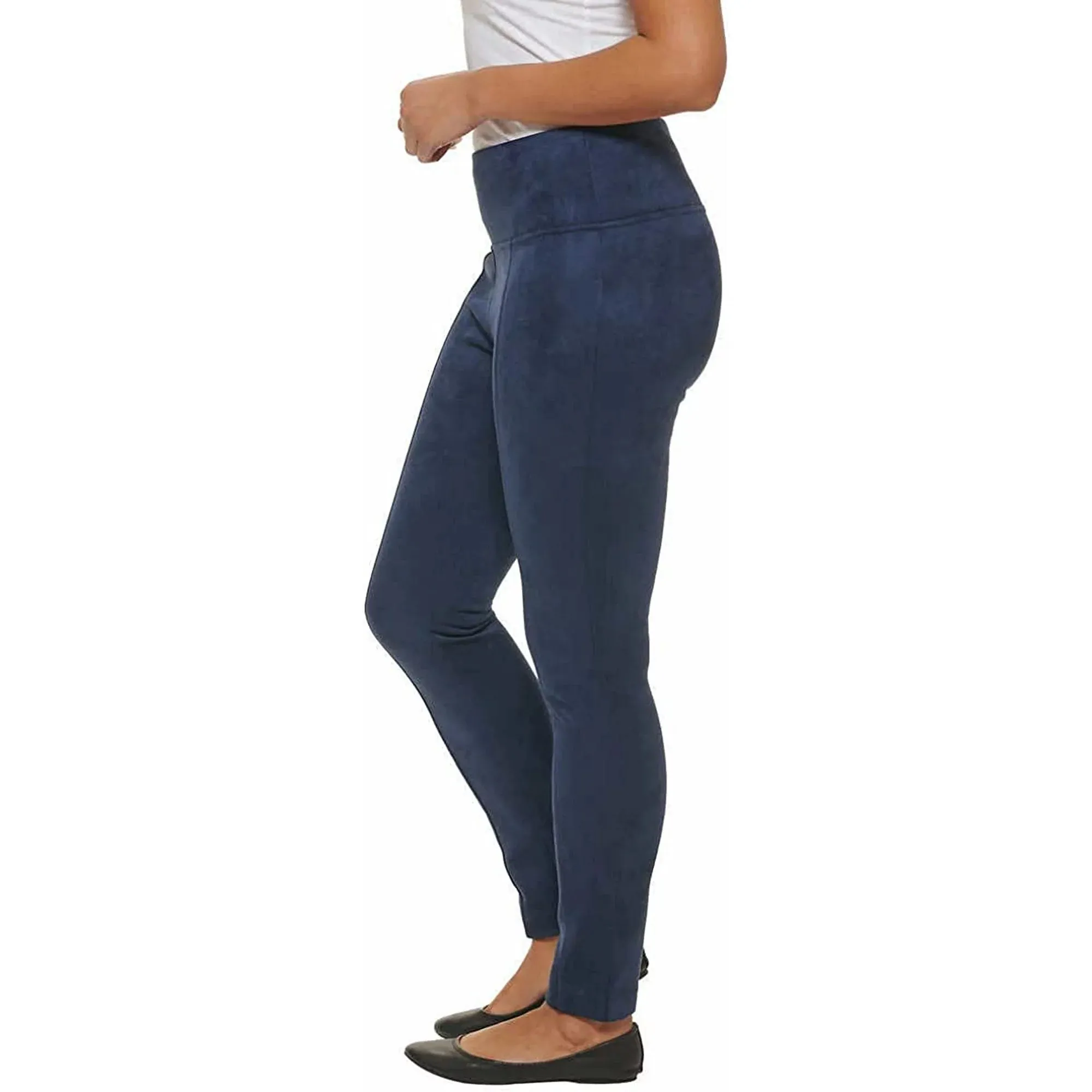 Andrew Marc Super Soft Stretch Faux Suede Pull On Pant for Women