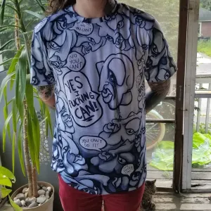 “Anxiety” sublimated tees
