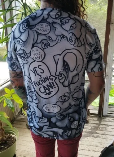 “Anxiety” sublimated tees