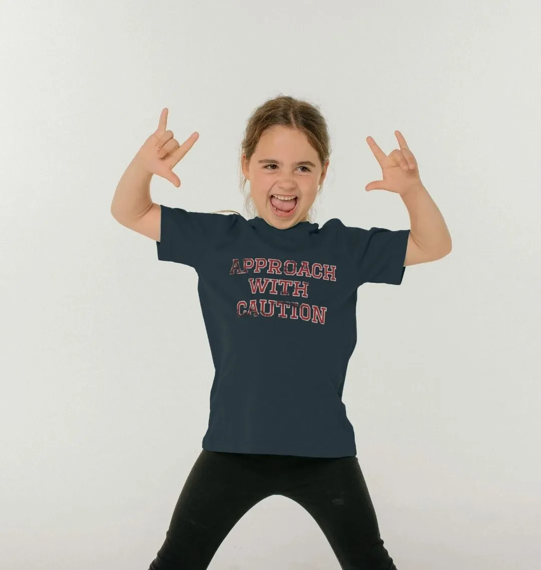 Approach With Caution Kids Tee