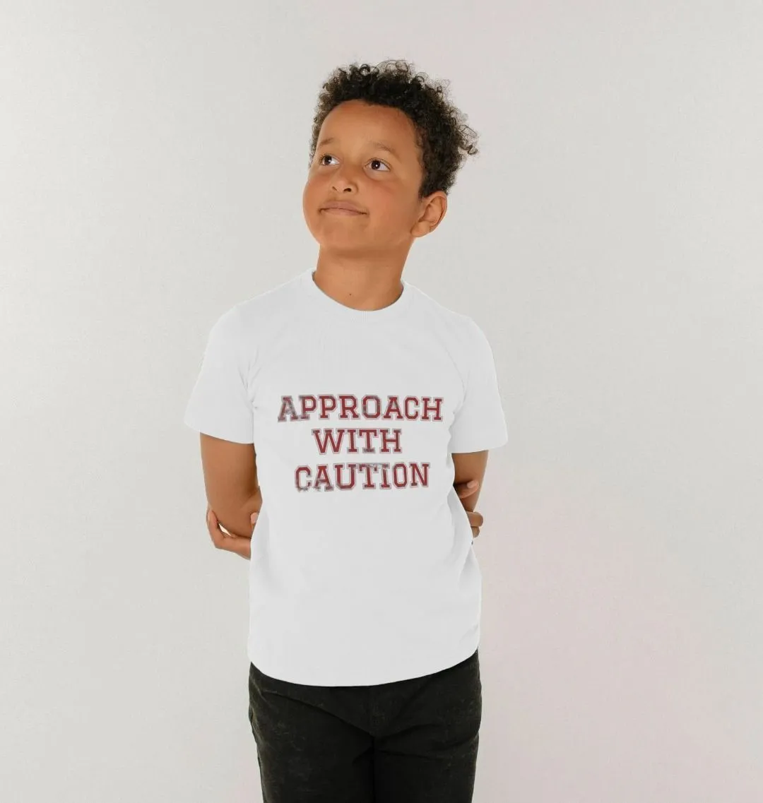 Approach With Caution Kids Tee