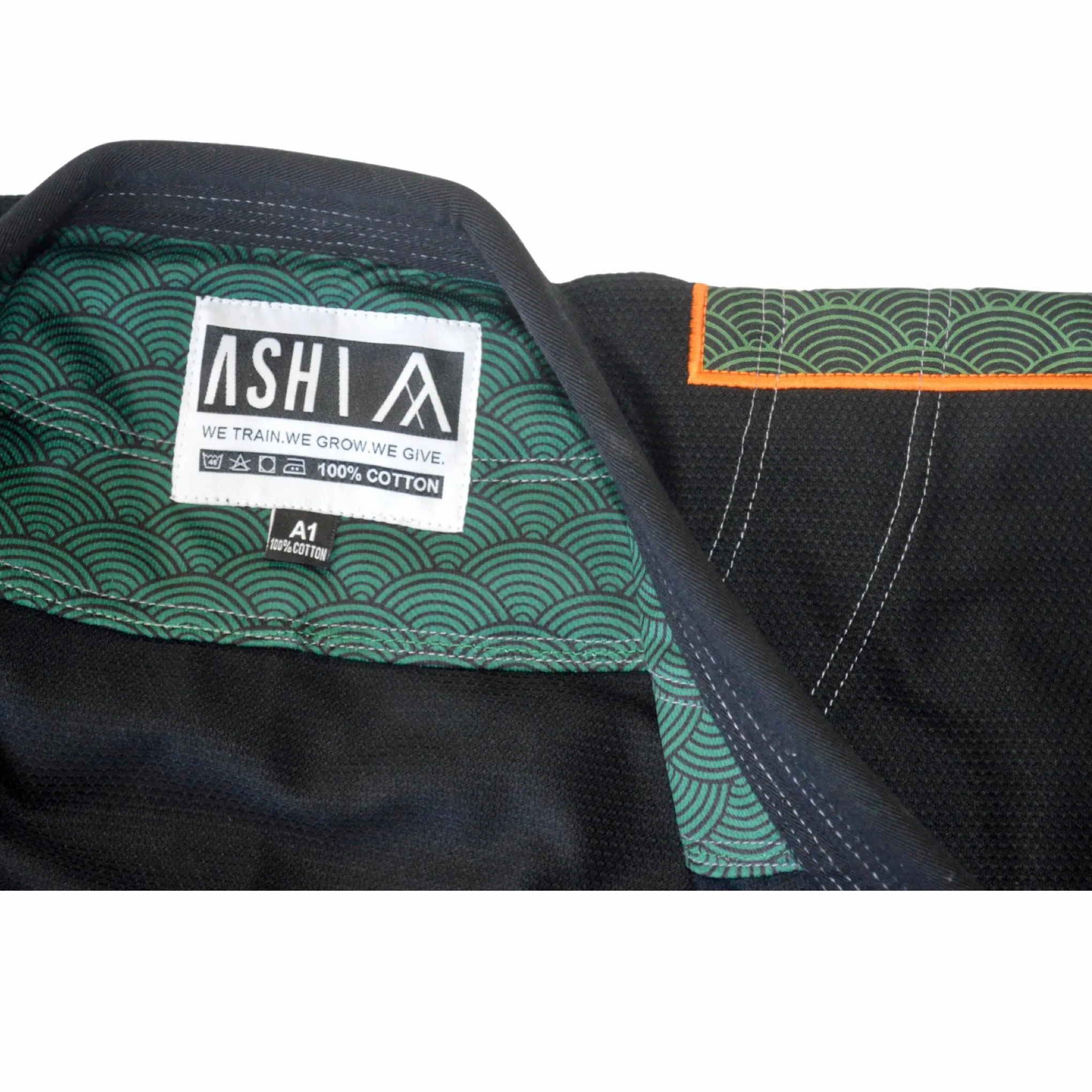 Ashi Team Gi- Black/Green