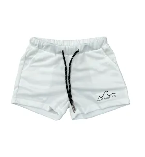 Athletic Shorts- White