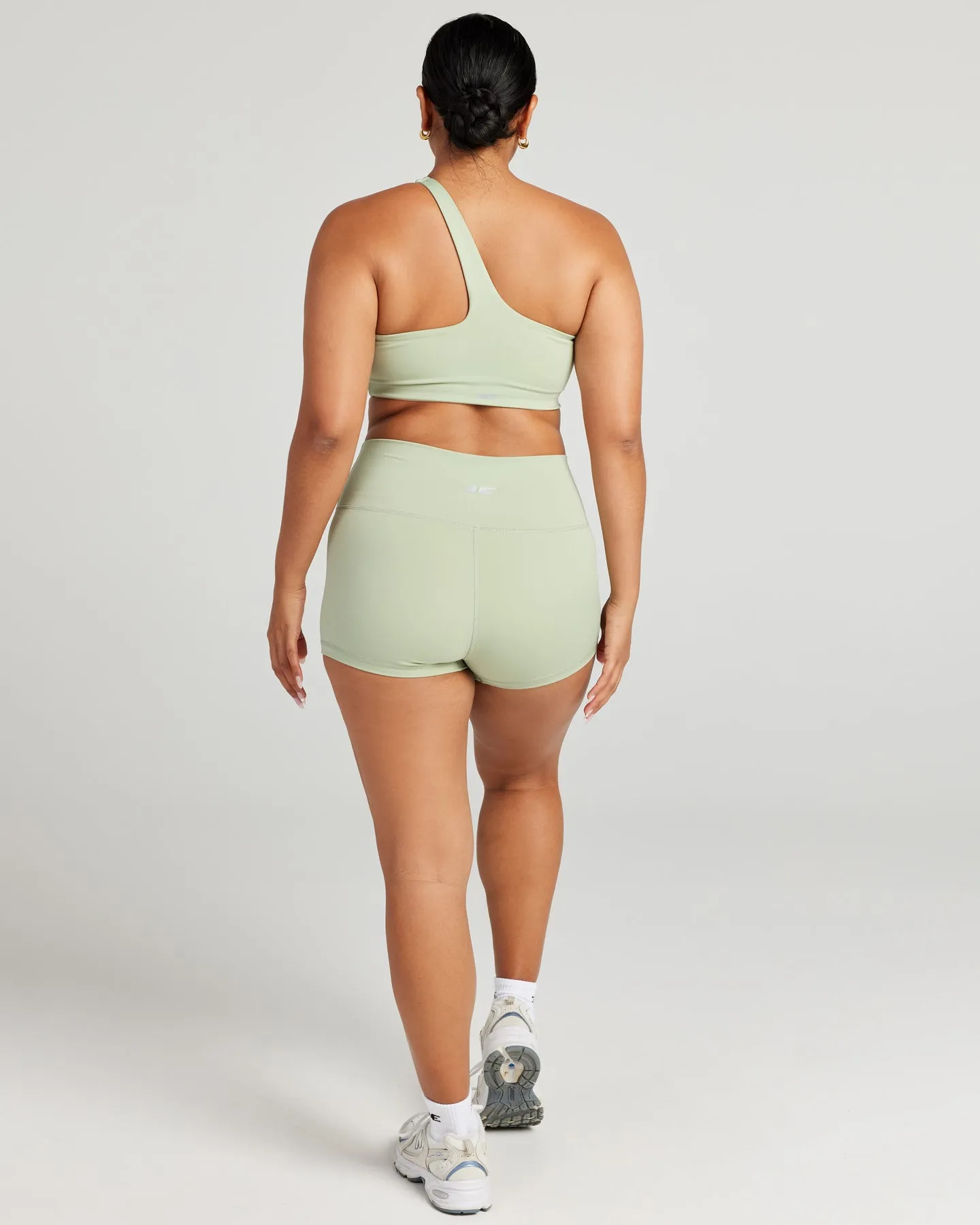 Aura SF Micro Shorts - Light Sage