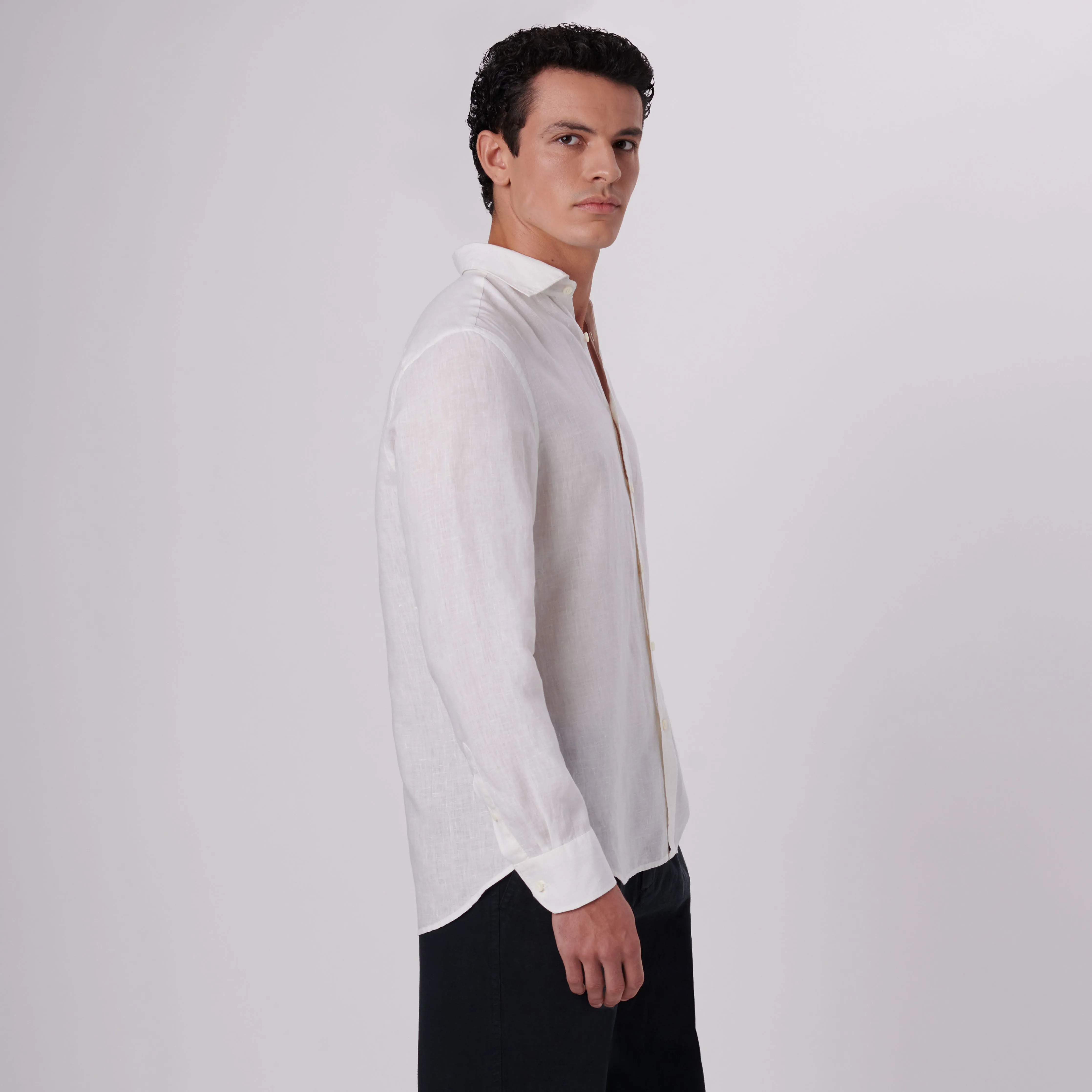Axel Solid Linen Shirt