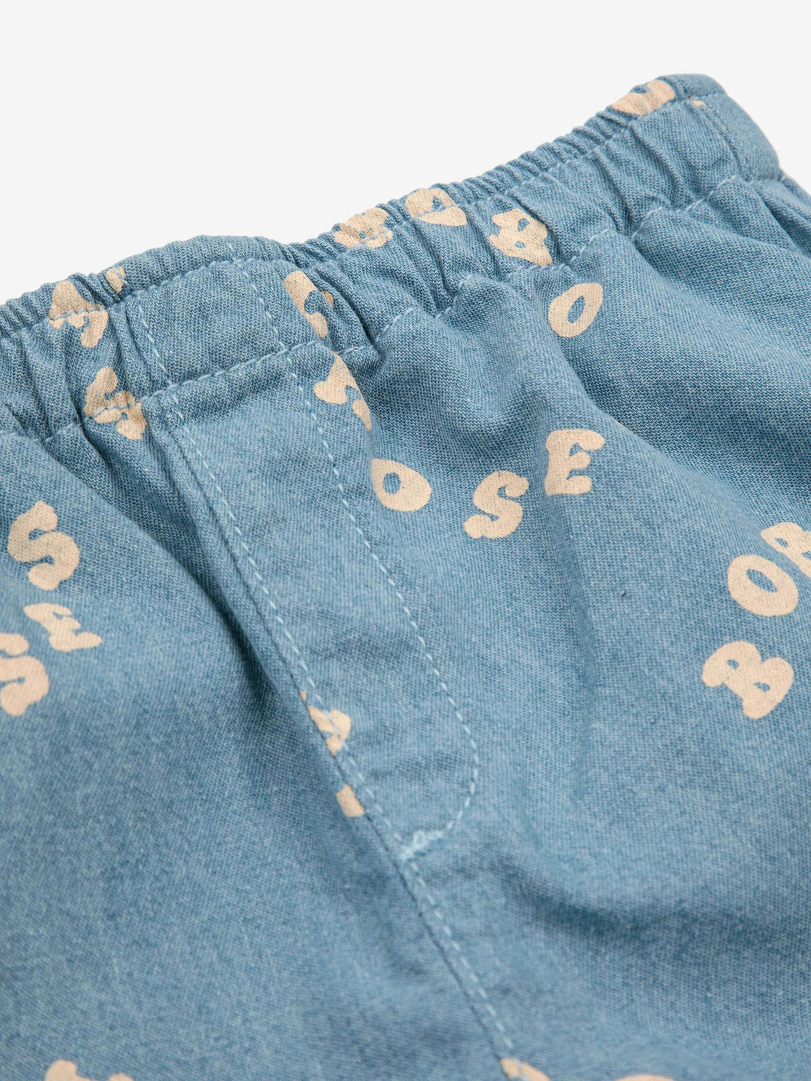 Baby Bobo Choses Circle Denim Bermuda Shorts