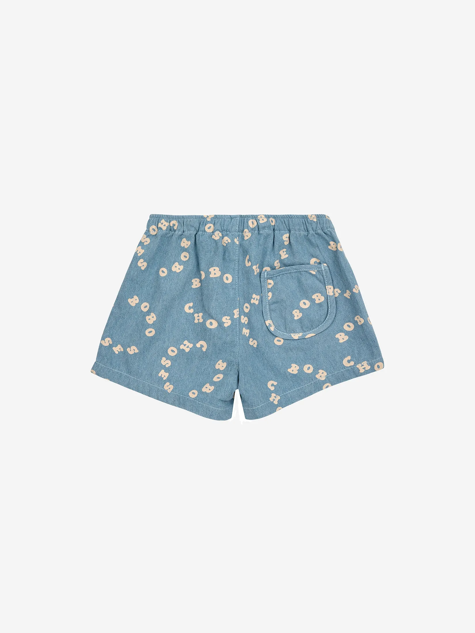 Baby Bobo Choses Circle Denim Bermuda Shorts