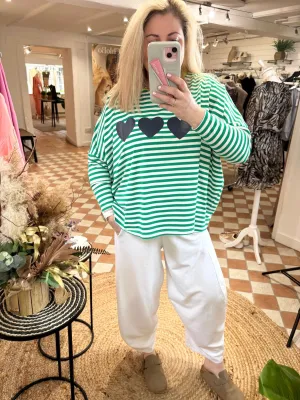 Balloon Joggers - White