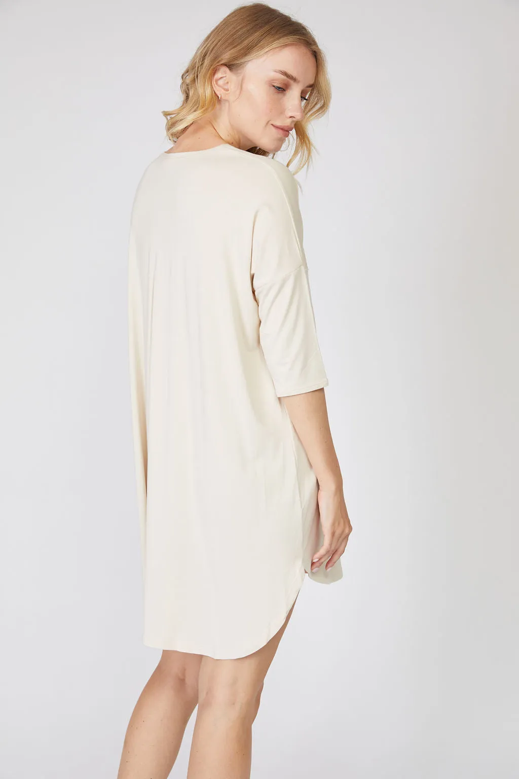 Bamboo 3/4 Sleeve Nightshirt