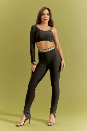 Bandage One Shoulder Bodycon Set
