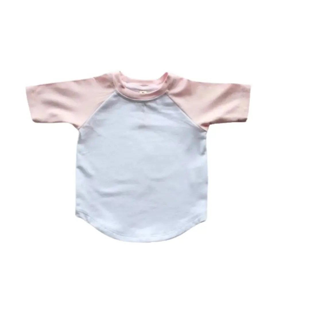 Baseball Shirt - Lt. Pink