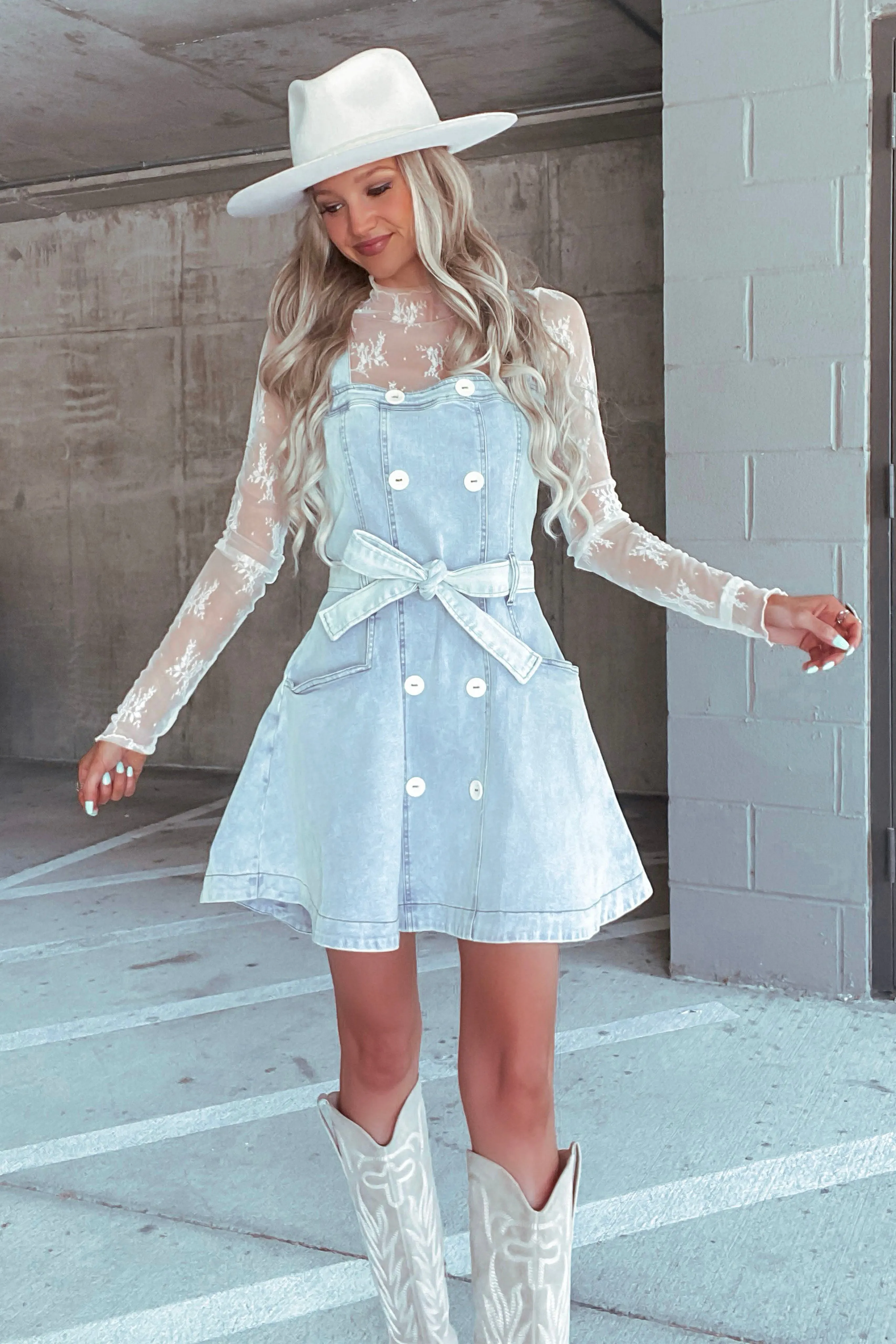 Bell Button Bow Dress