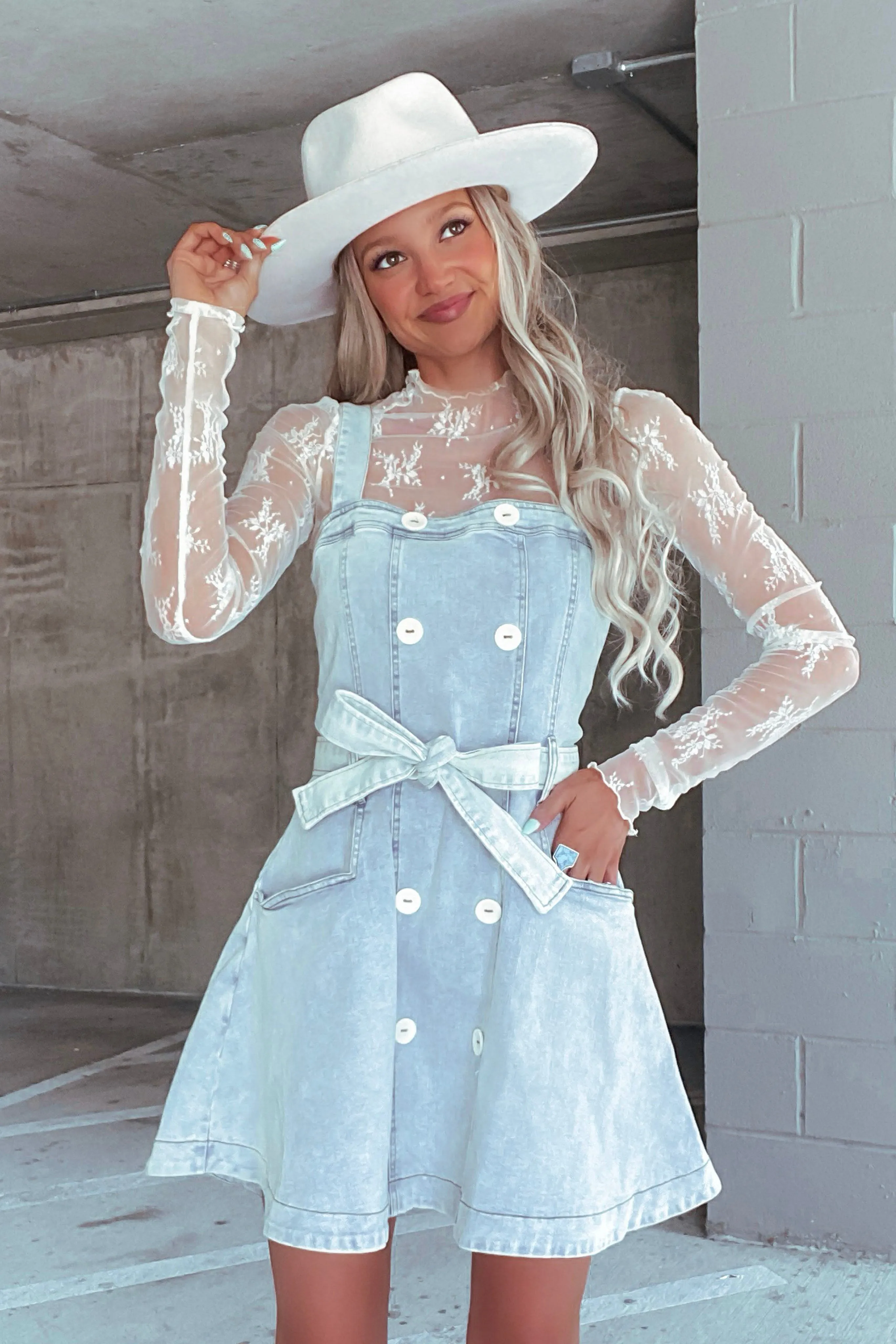 Bell Button Bow Dress