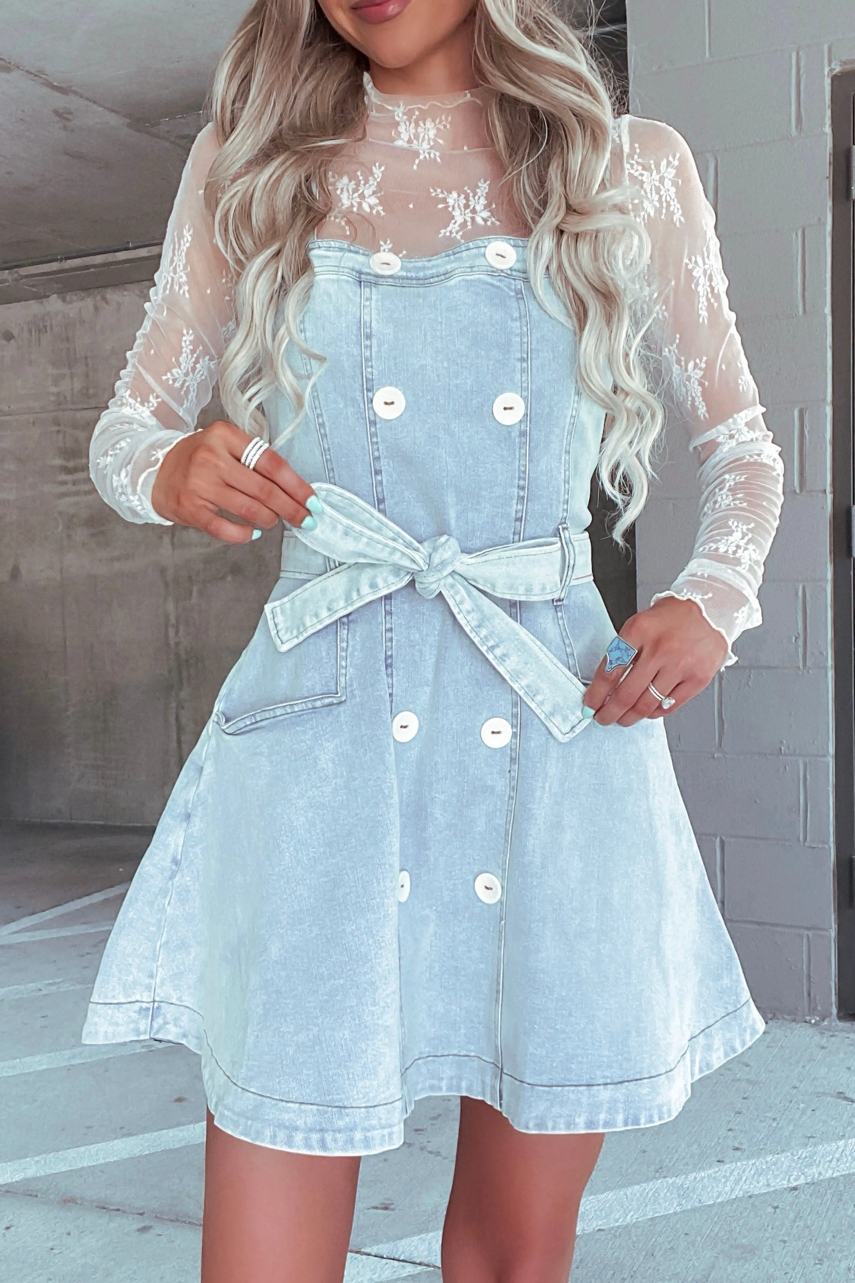 Bell Button Bow Dress