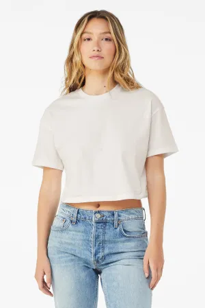 BELLA CANVAS Women's Jersey Crop Tee BC6482 Vintage White