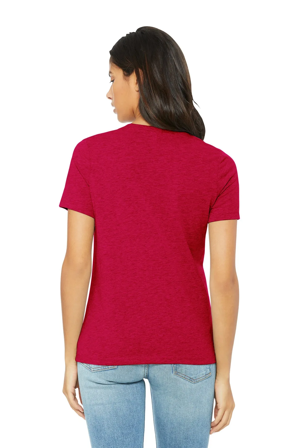 BELLA CANVAS Women's Relaxed CVC Tee BC6400CVC Heather Red