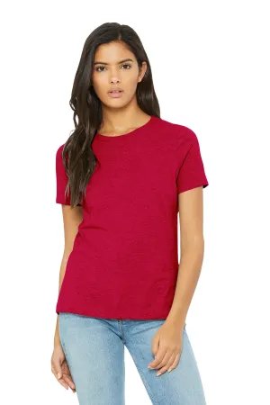 BELLA CANVAS Women's Relaxed CVC Tee BC6400CVC Heather Red