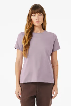 BELLA CANVAS  Women's Relaxed Jersey Short Sleeve Tee. BC6400 Light Violet
