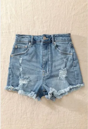 Billie Jean Light Blue Shorts
