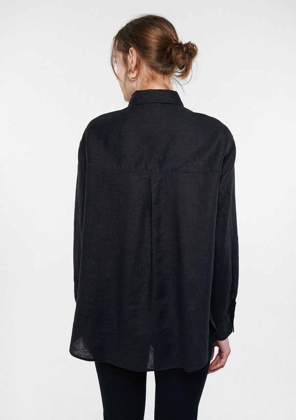 Black Linen Shirt