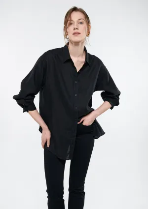Black Linen Shirt
