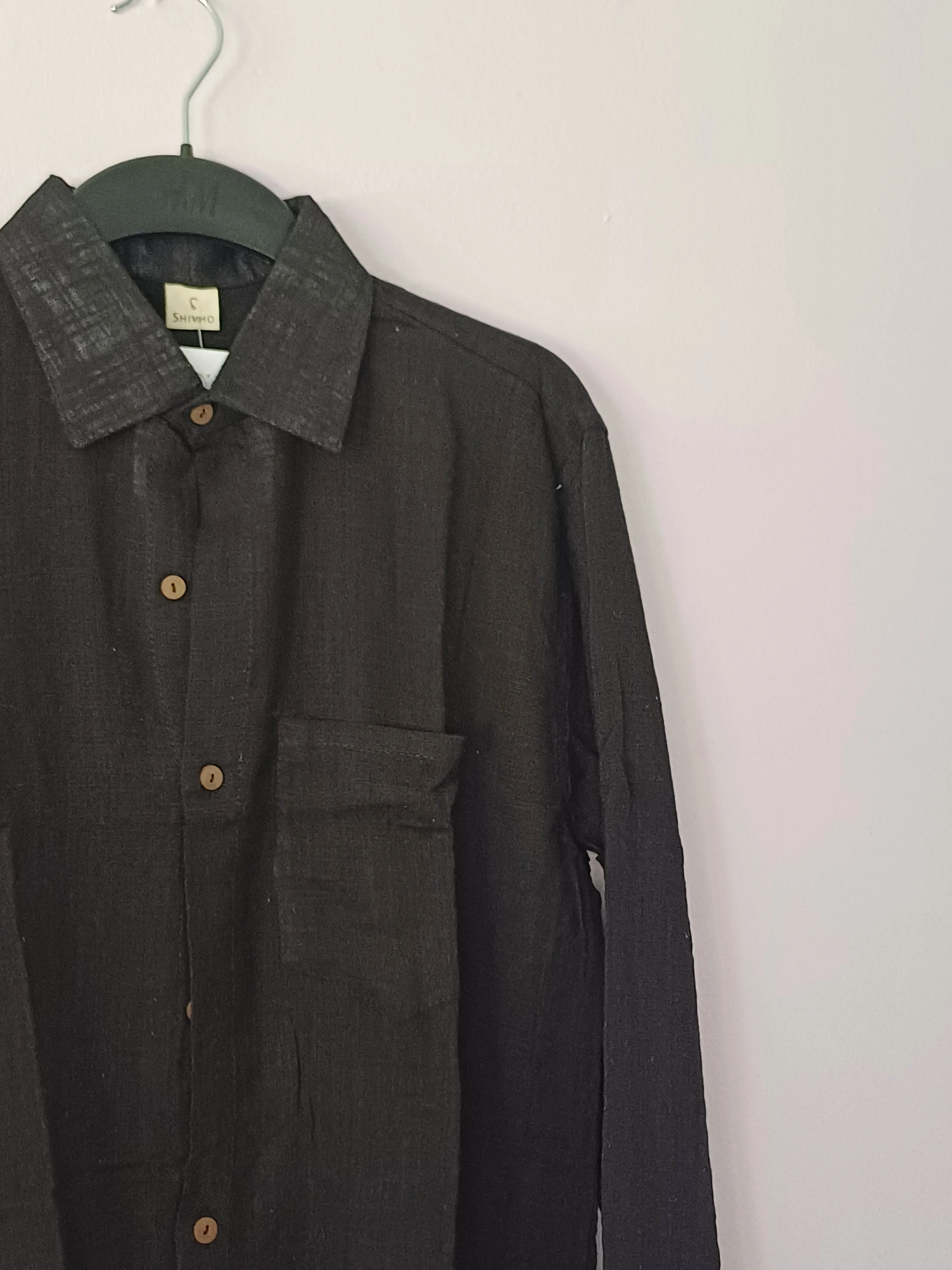 Black Linen Shirt