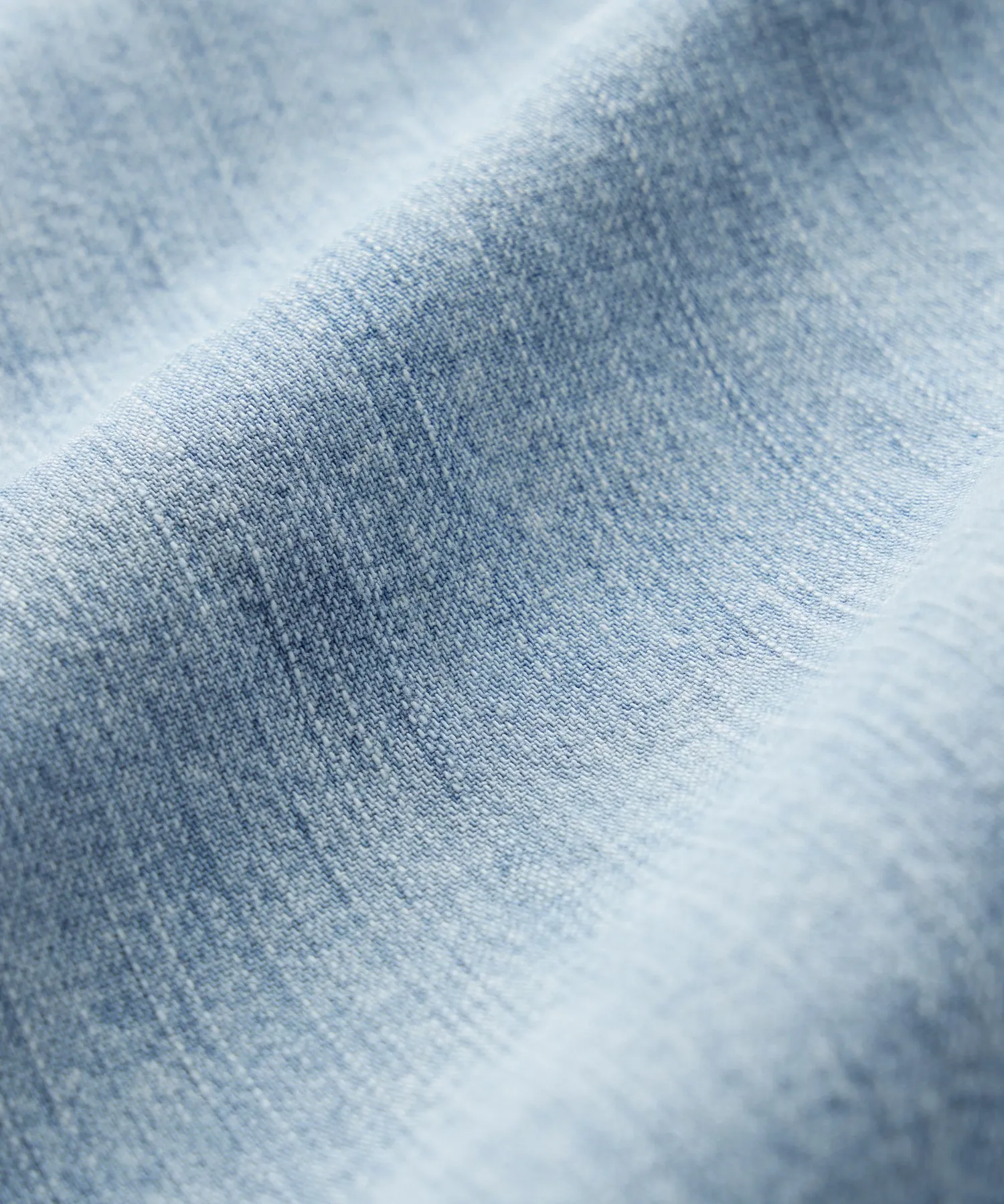 Bleachout Denim Deck Shirt in Light Indigo
