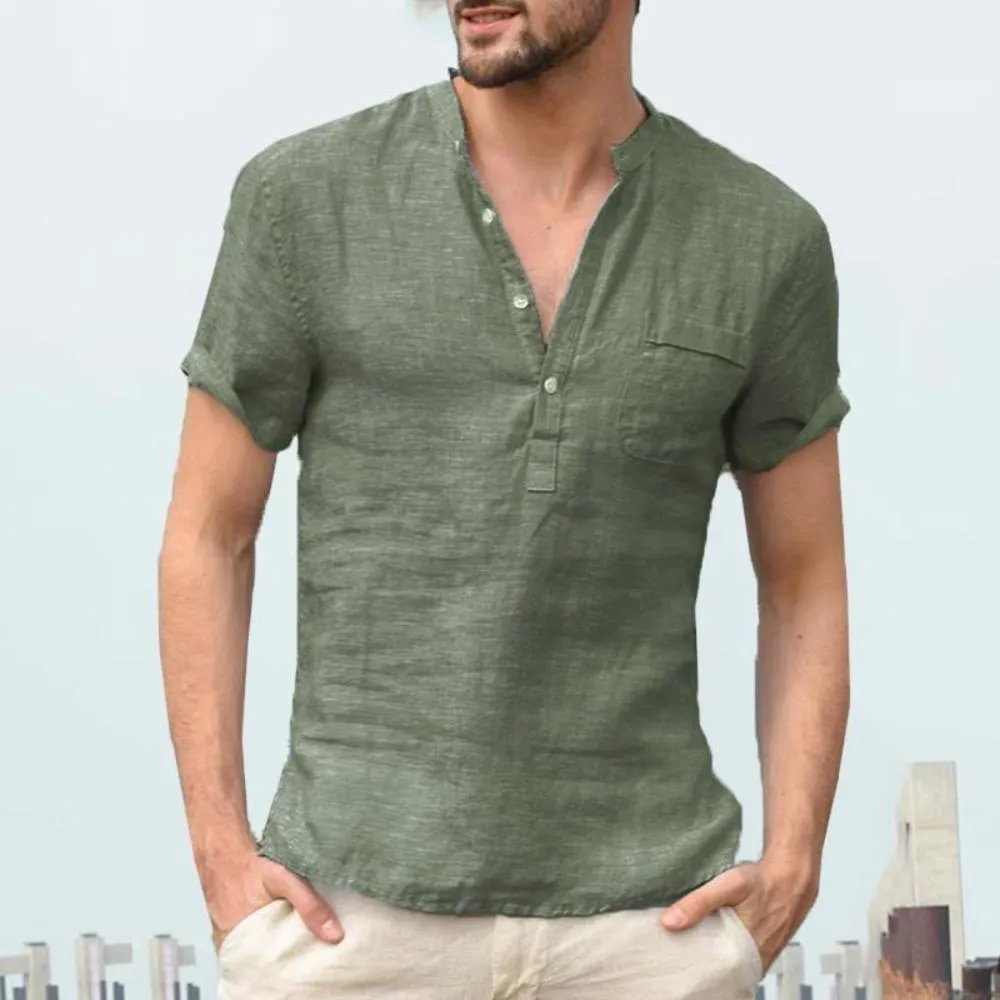 Boho Long Sleeve Linen Shirt