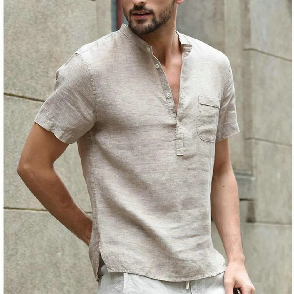 Boho Long Sleeve Linen Shirt