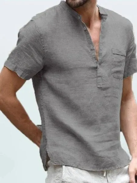 Boho Long Sleeve Linen Shirt