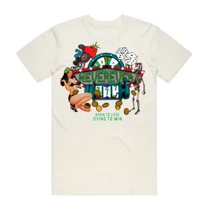 Born 2 Lose Tee - Cream