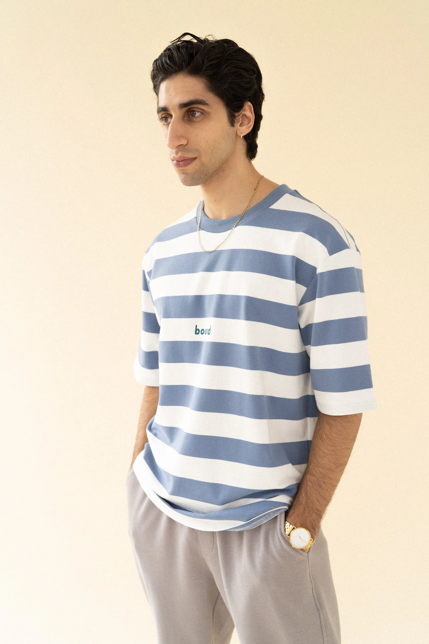 bound 'Arctic' Stripe Tee