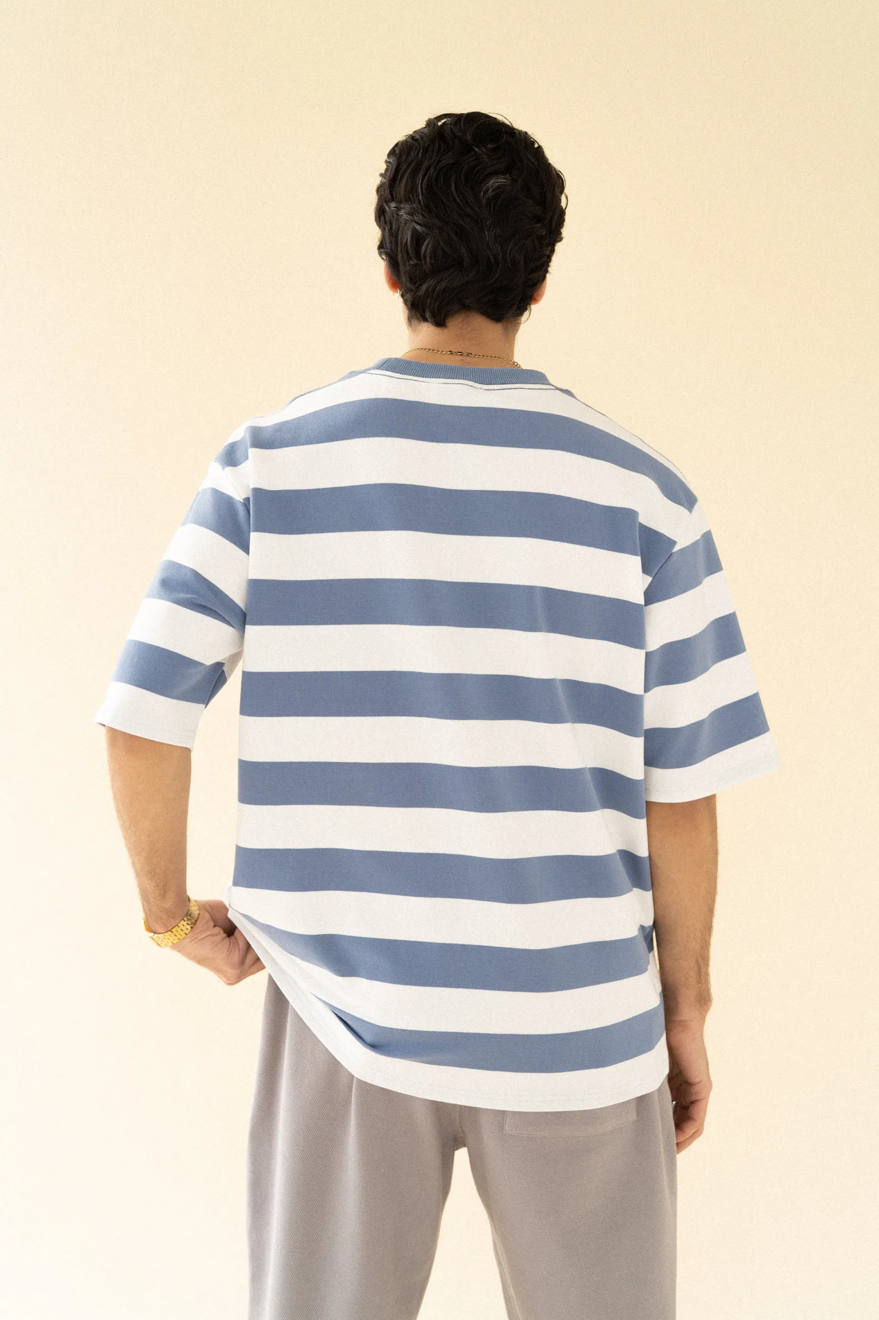 bound 'Arctic' Stripe Tee
