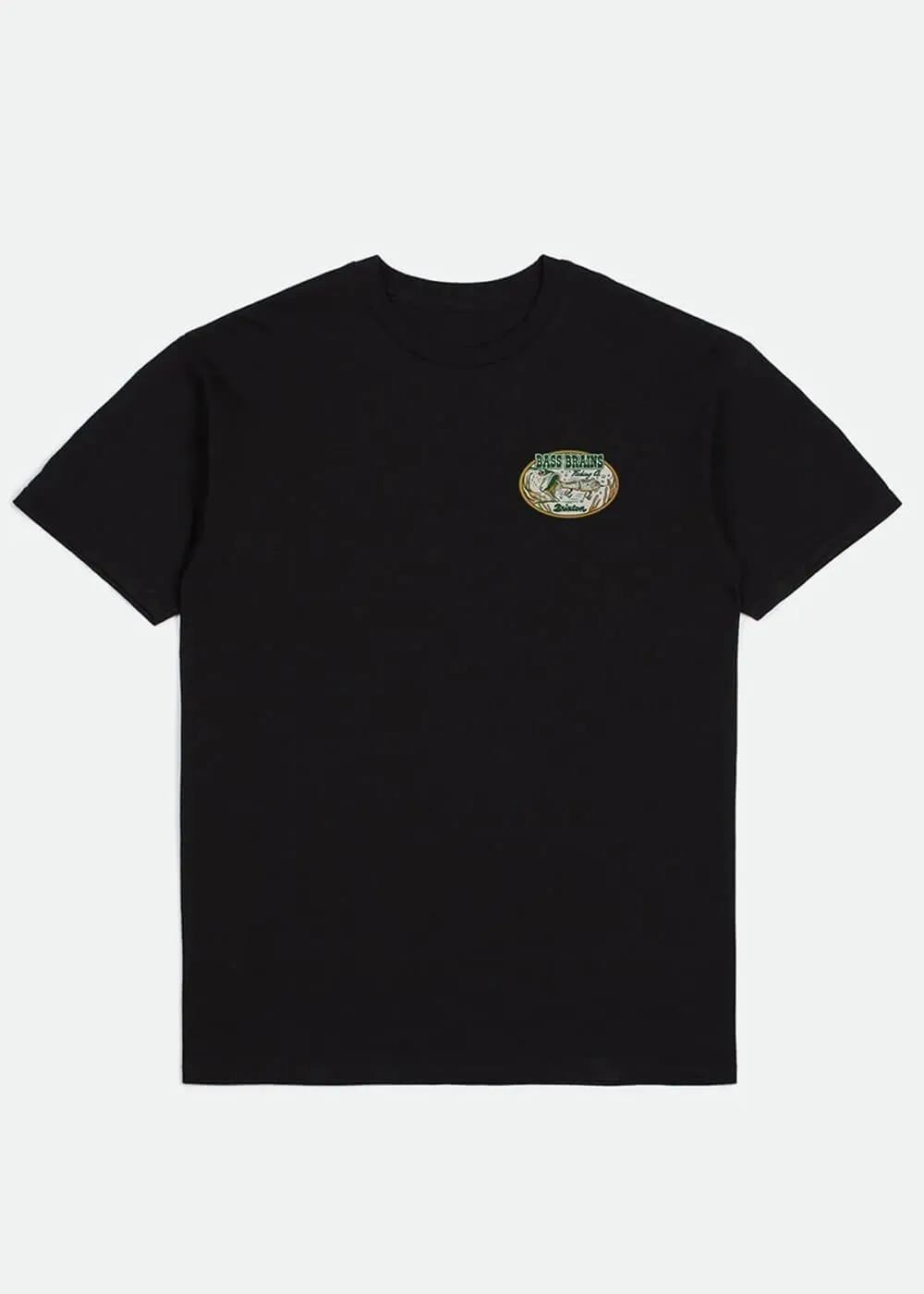 Brixton Men Bass Brains Swim T-Shirt Black