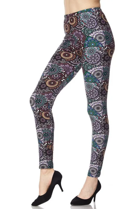 BRYNNE MANDALA LEGGINGS BLUE*