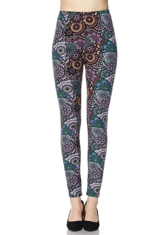 BRYNNE MANDALA LEGGINGS BLUE*